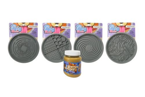 Slow Feeder Duo Spiral with Pawnut Butter Bundle