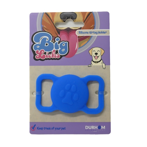 Silicone Airtag Holder Blue