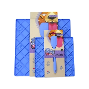 Big Licks Mat With Serving Spoon - Blue
