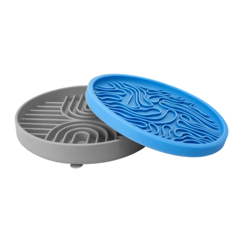 Slow Feeder Duo - Waves - Blue