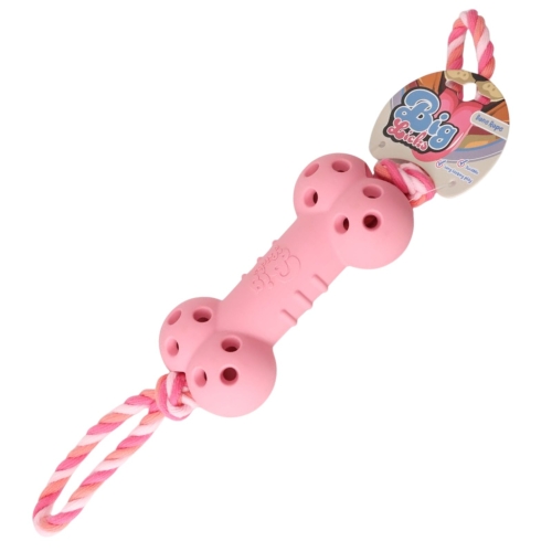 Bone Rope Toy - Pink - 1pc