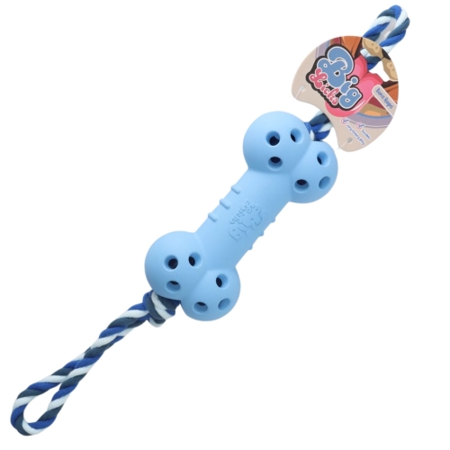 Bone Rope Toy - Blue - 1pc