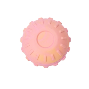 Rubber Treat BallPink & Orange (Small)