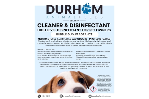 Cleaner & Disinfectant (Bubble Gum Fragrance) - 5ltr