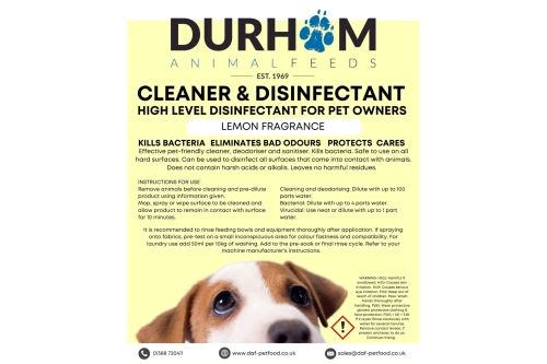 Cleaner & Disinfectant (Lemon) - 5ltr