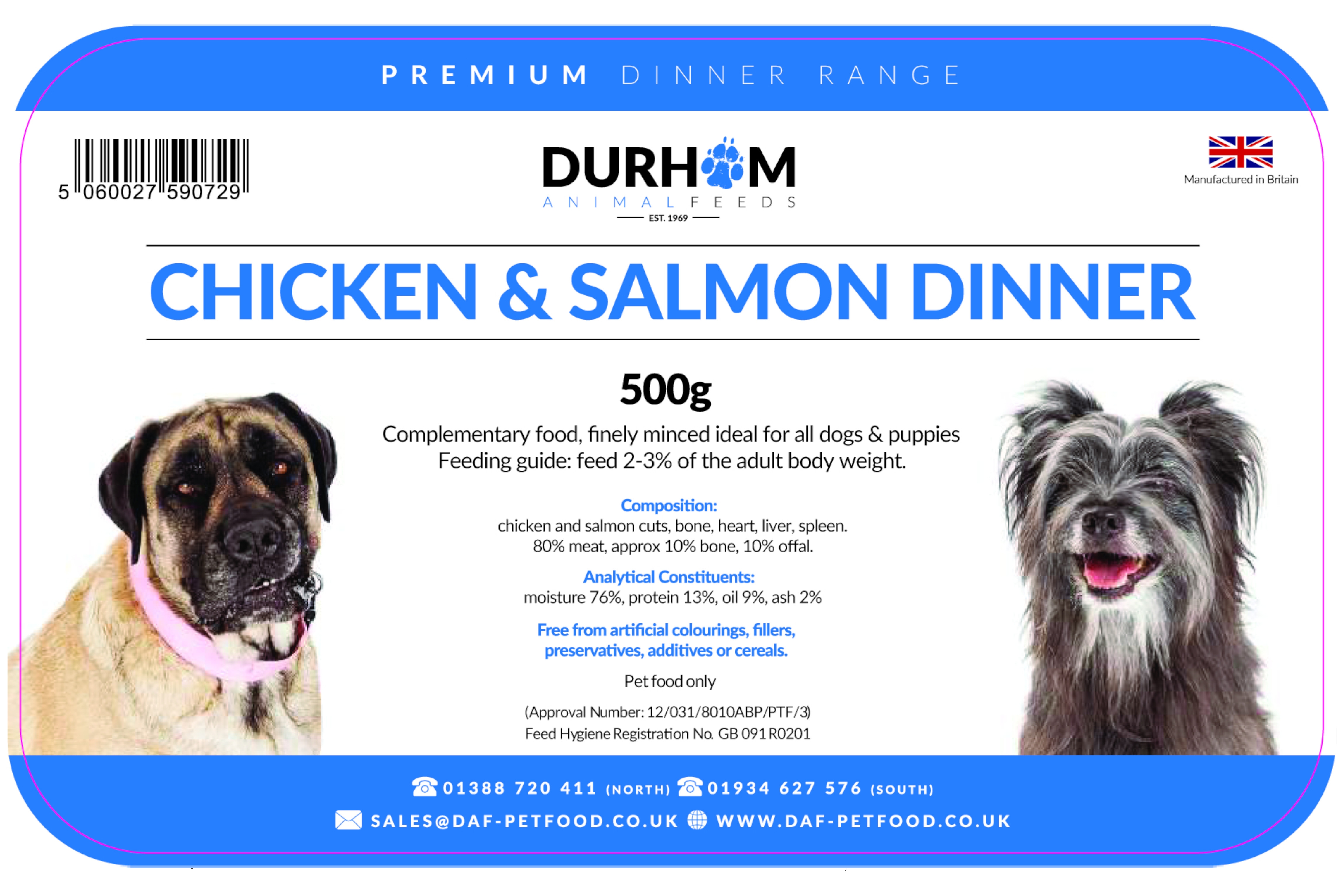 is chicken or salmon better for dogs