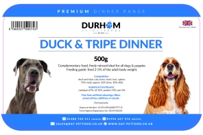 Duck & Tripe Dinner (Box)  24 x 500g