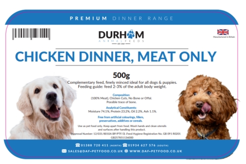 Chicken Meat Only Dinner