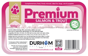 Salmon & Trout Dinner, with Fruit & Veg