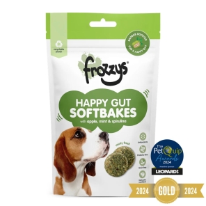 Frozzys - Happy Gut Softbakes Boosted With BAOBAB, Apple, Mint & Spirulina - 80g