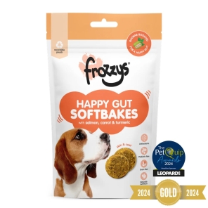 Frozzys - Happy Gut Softbakes Boosted With BAOBAB, Salmon, Carrot & Tumeric - 80g