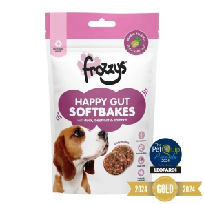Frozzys - Happy Gut Softbakes Boosted With BAOBAB, Duck, Beetroot & Spinach - 80g