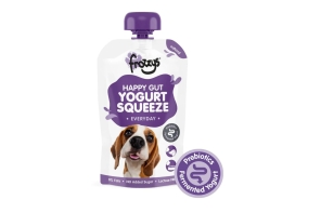 Frozzys HAPPY GUT Yogurt Squeeze Pouch Dog Natural - 115g