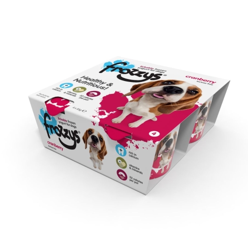 Frozzys - 4pk Cranberry - 4 x 85g