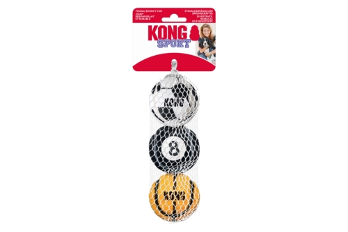 KONG - Sport Balls - Medium 21/2 Net Of 3
