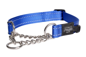 Rogz Control Chain Collar Blue