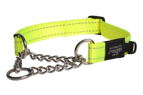 Rogz Control Chain Collar Dayglo