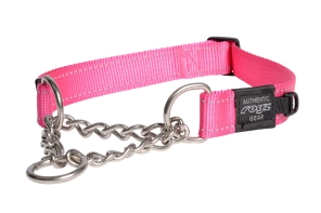 Rogz Control Chain Collar Pink