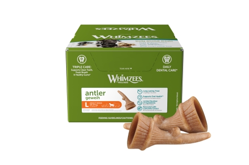 Whimzees - Antlers Medium (Box) - 66pcs