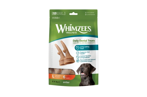 Whimzees - Antlers Medium (Handypack) - 12pcs
